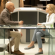 Patrick Stewart and Alison Pill